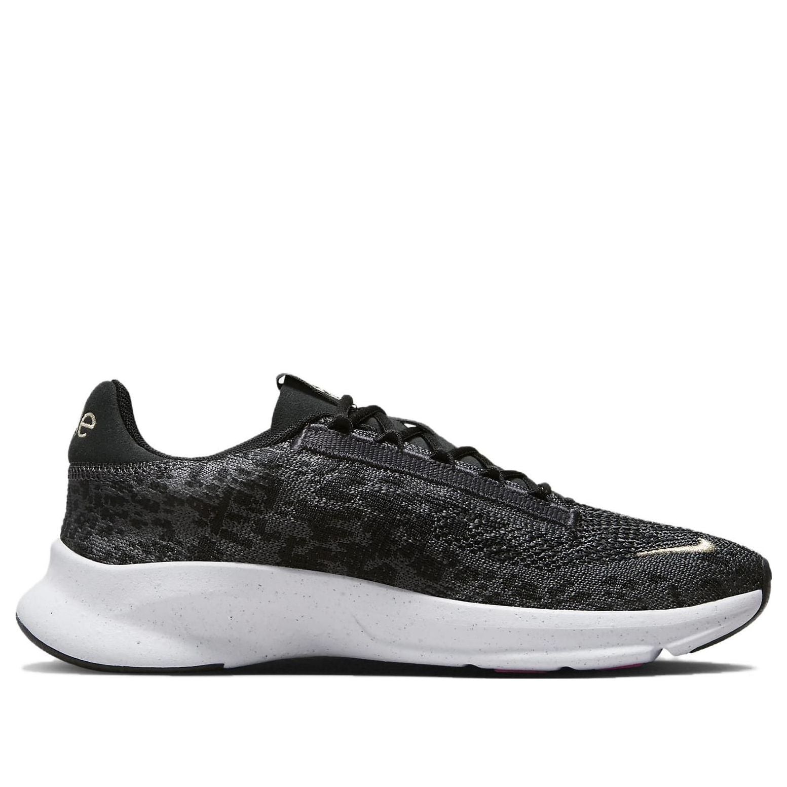 (WMNS) Nike SuperRep Go 3 Flyknit Next Nature Premium 'Black Fireberry Gold' FB7156-001