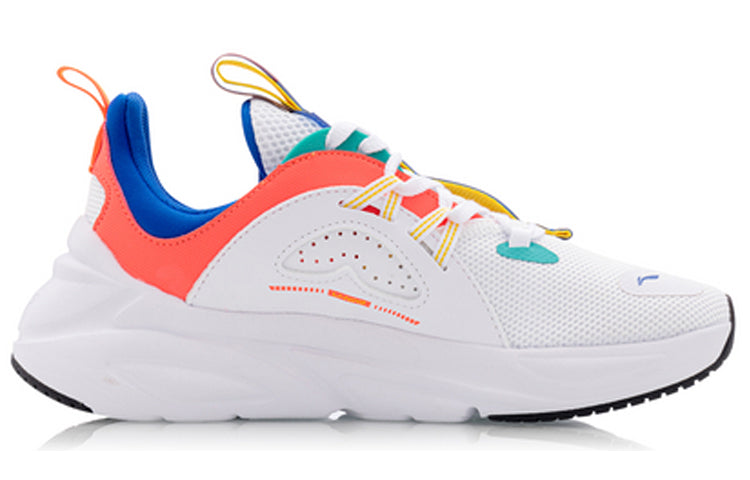 (WMNS) Li-Ning XingHuo Sport Leisure 'White Orange Blue' AGLQ066-3