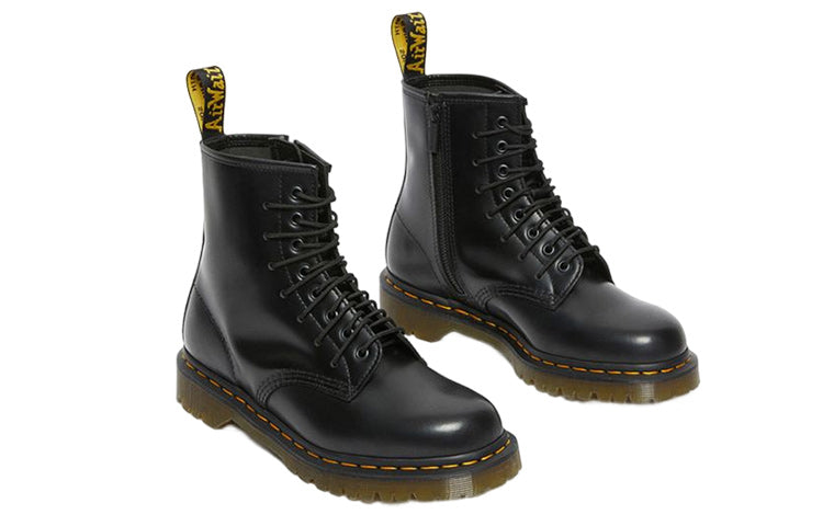 Dr. Martens 1460 Extreme Laces Polished Smooth Leather Boots 'Black' 27473001