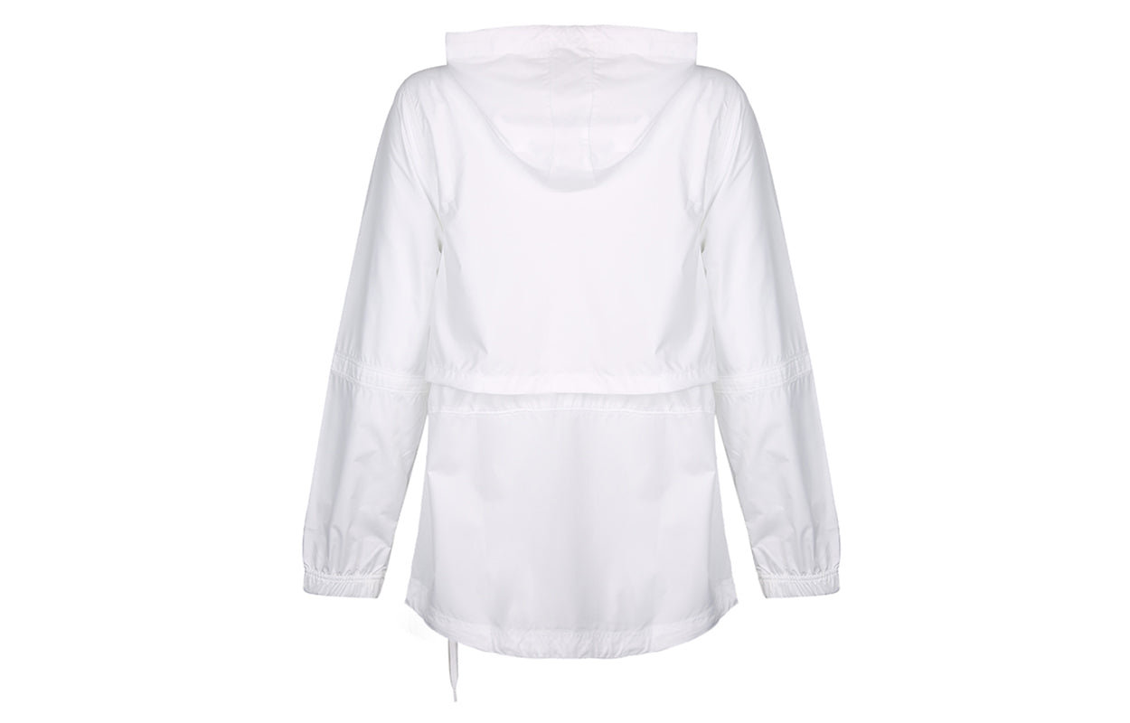 (WMNS) Nike As W Nsw Jkt Wvn Sports Running Windproof Jacket Autumn White AJ2983-101