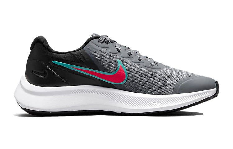 (GS) Nike Star Runner 3 'Smoke Grey Siren Red' DA2776-008