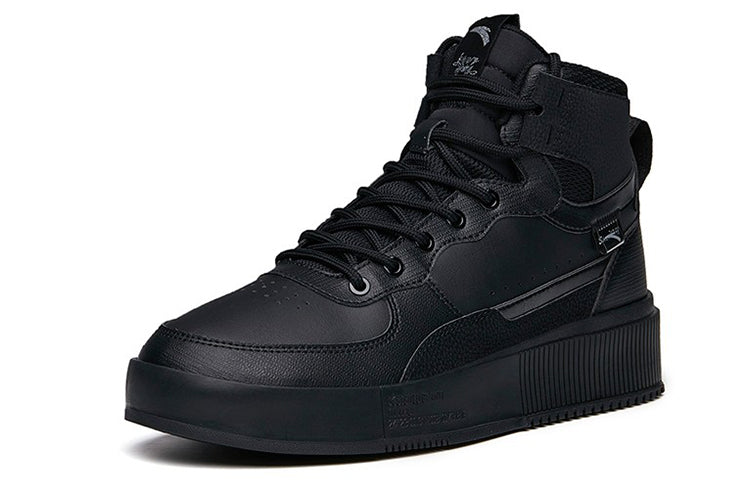 ANTA Mid Top Skateboarding Shoes 'Black' 912138011-5
