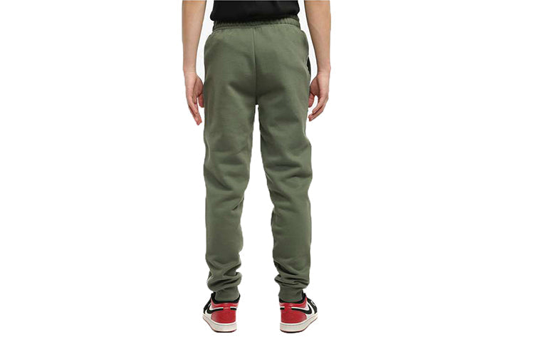 PUMA Metallic Nights Tape Sweatpants 'Green White' 587142-64