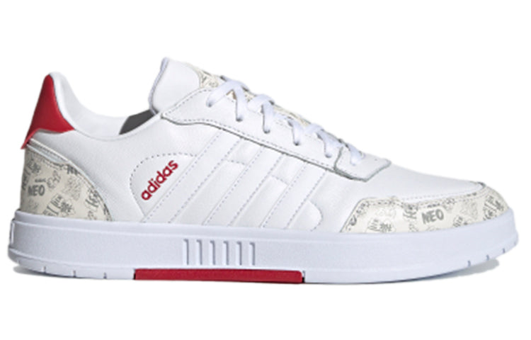 adidas neo Courtmaster 'White Gray Red' G55077