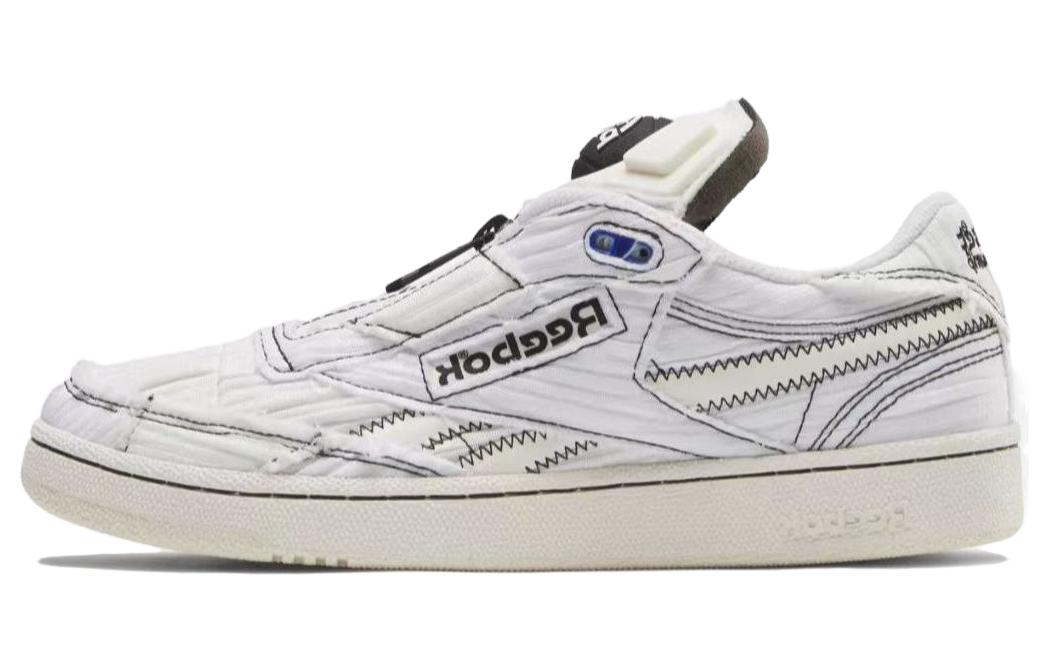 Reebok Market x Club C 85 Pump 'Chalk Black' 100069832
