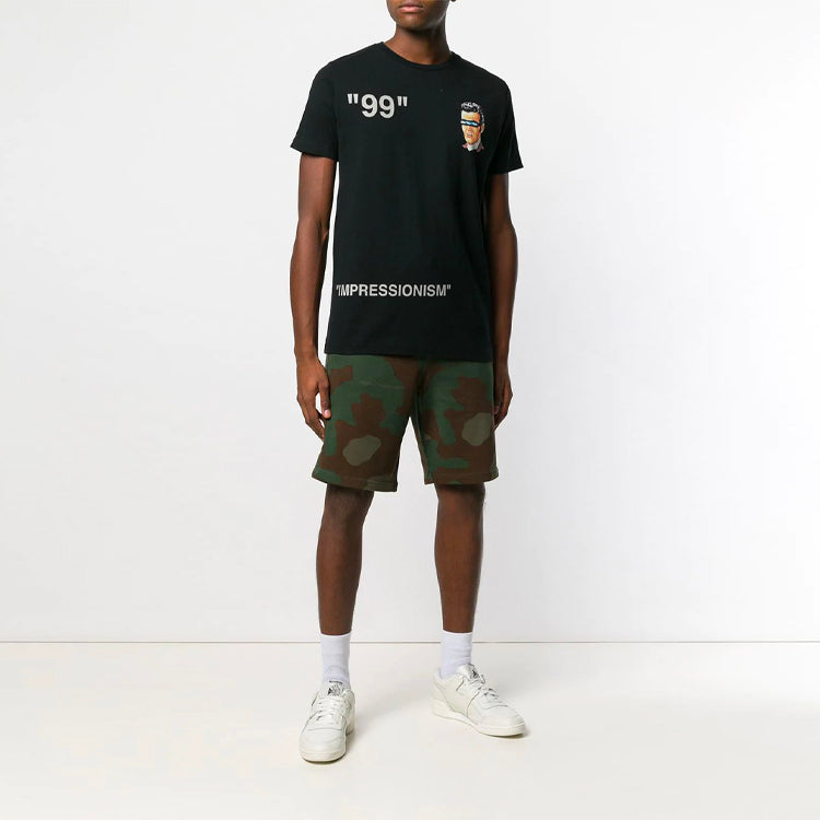 Off-White Mens Camouflage Track Camouflage Logo OMCI006R190030169910