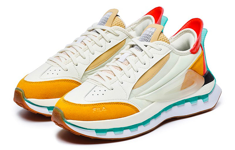 (WMNS) FILA KM Shoes 'White Yellow Orange' F12W233113FCG