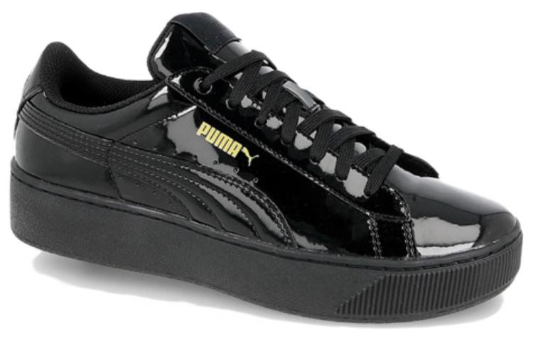 (WMNS) PUMA Vikky Platform V 'Triple Black' 364892-02