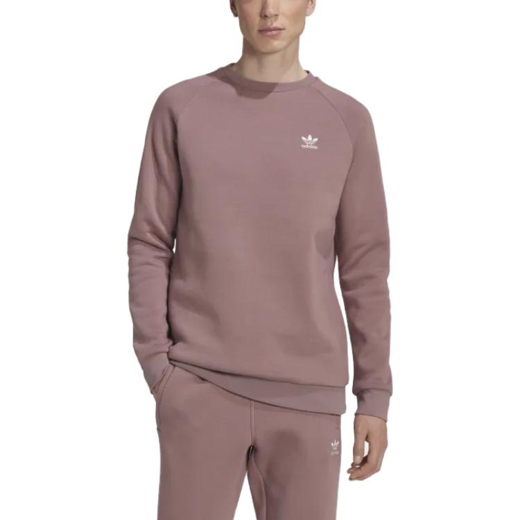 adidas Adicolor Trefoil Crewneck Sweatshirt 'Purple Mauve' HJ7991