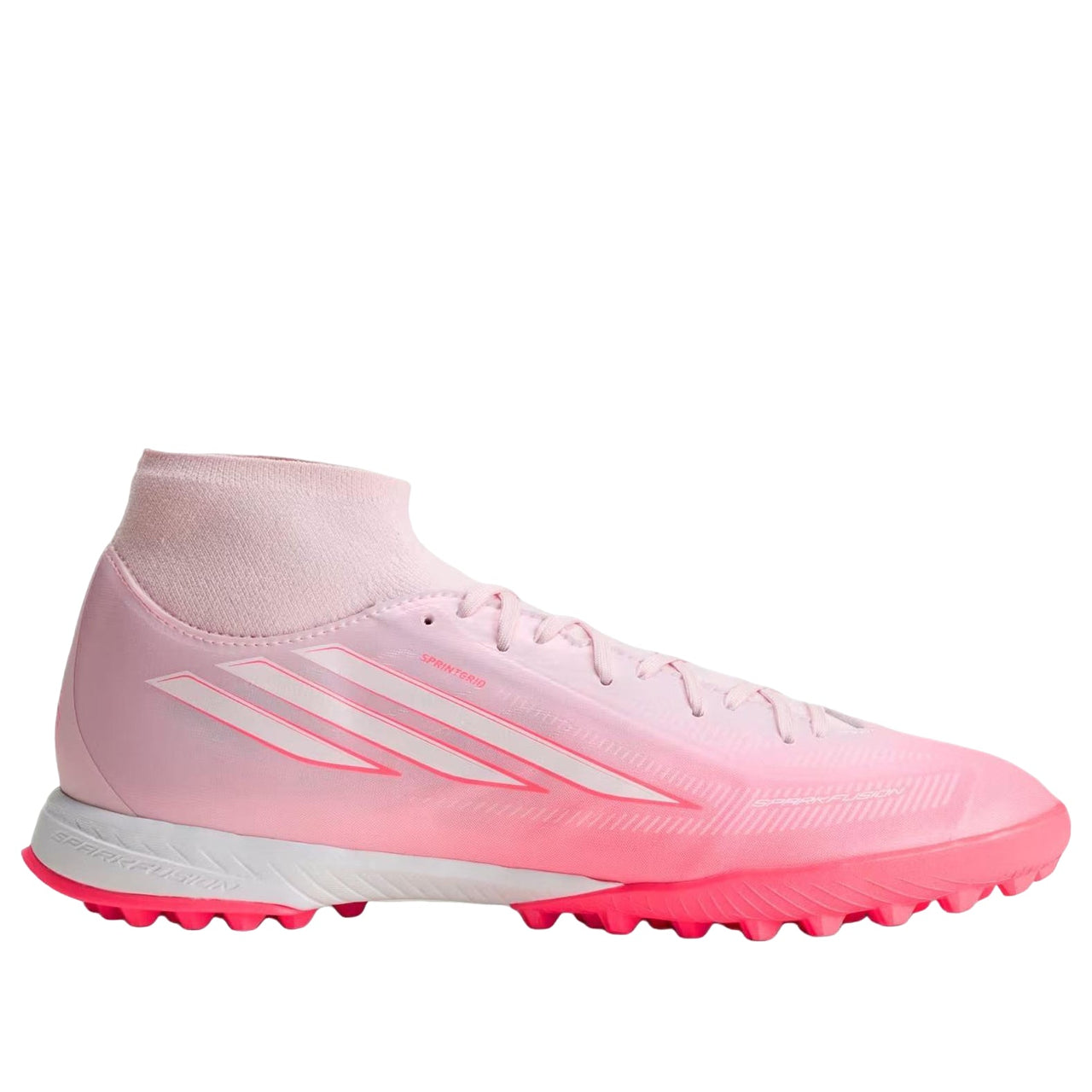 (WMNS) adidas F50 Spark Fusion League Mid Top TF 'Solar Turbo White' KI1022