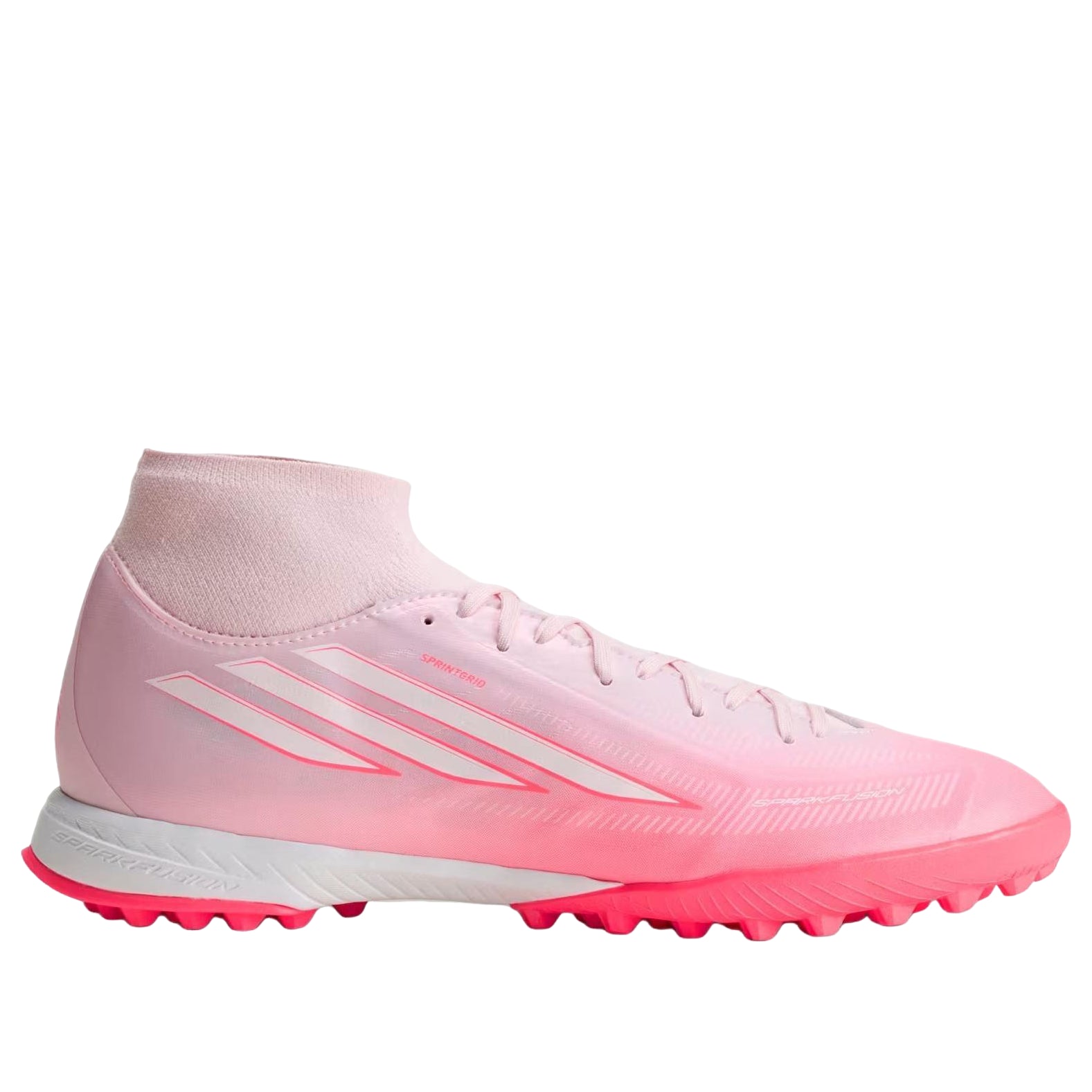 (WMNS) adidas F50 Spark Fusion League Mid Top TF 'Solar Turbo White' KI1022