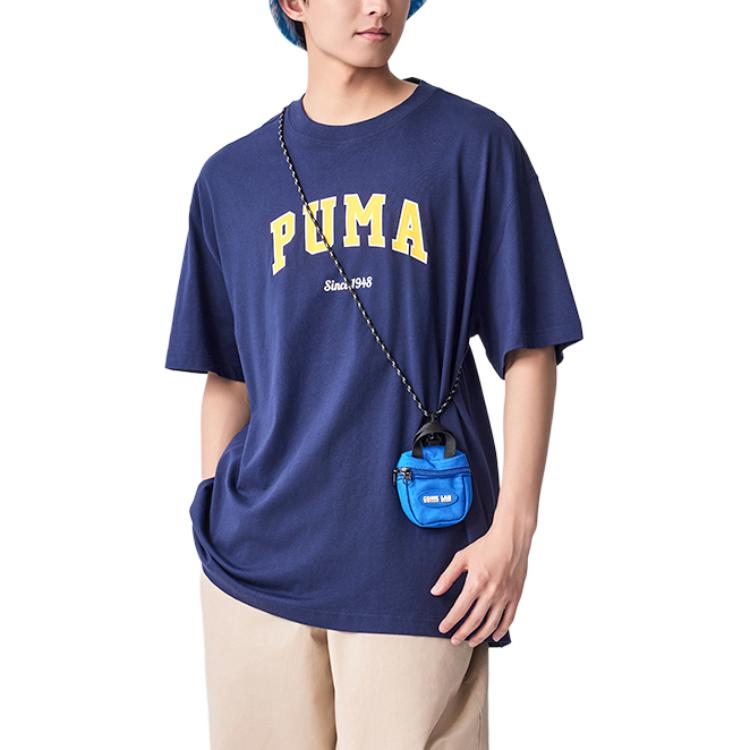 PUMA Squad Graphic T-shirt 'Navy' 684366-14