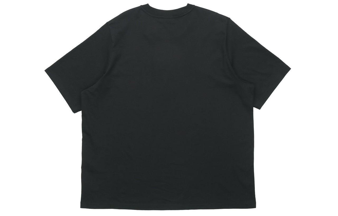 adidas originals Graphic Tee Retro Pattern Printing Sports Short Sleeve Black GK7182