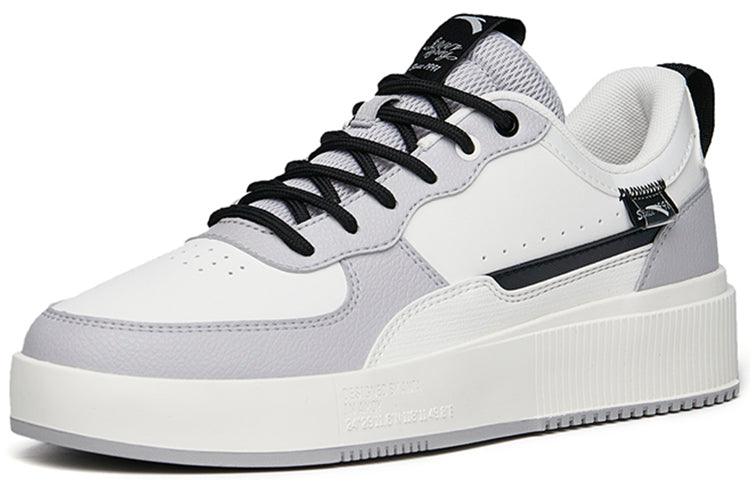 ANTA Skateboarding Shoes 'White Black Grey' 912228012-2