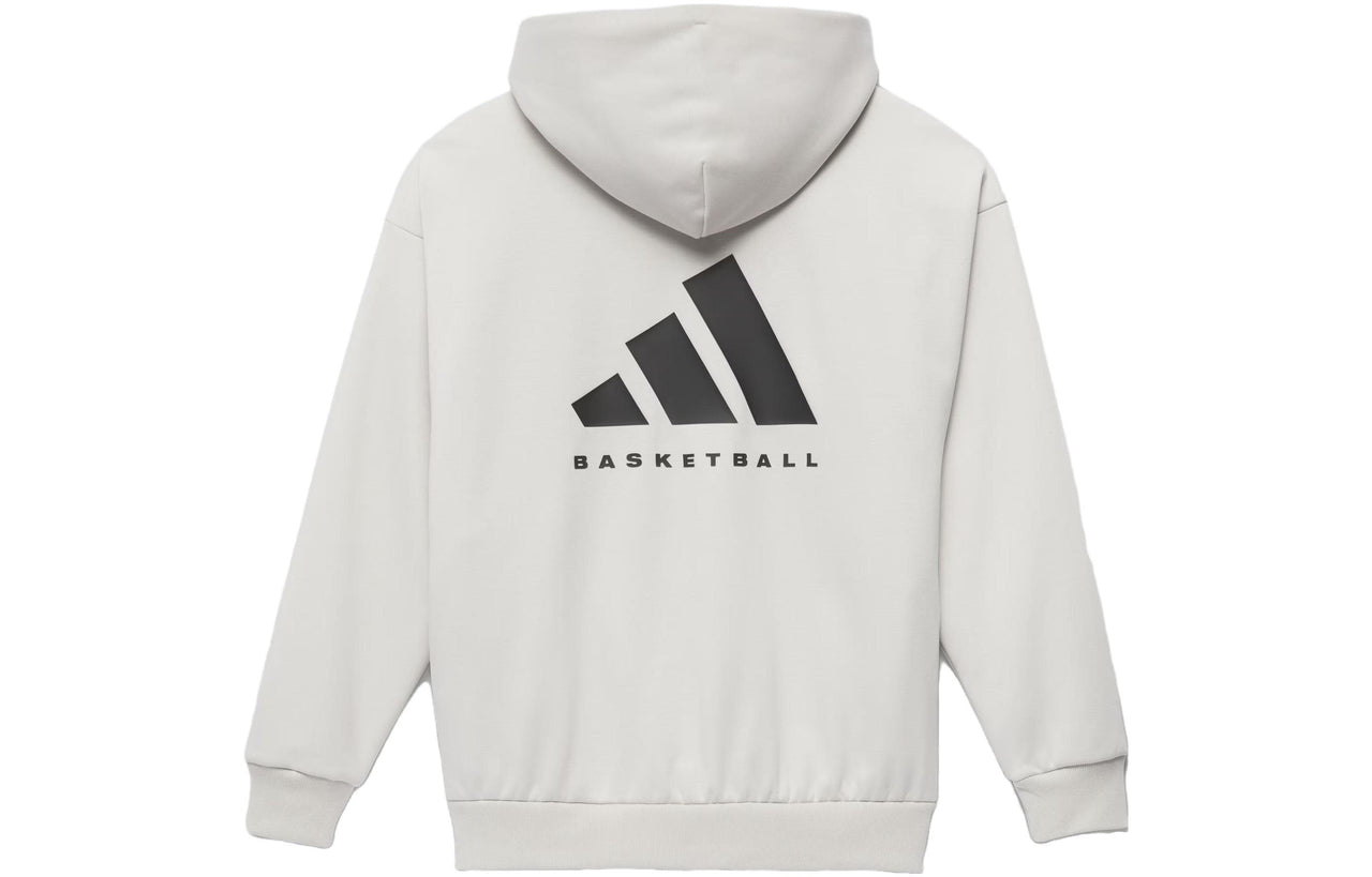 adidas Basketball Hoodie 'Grey' IN4241