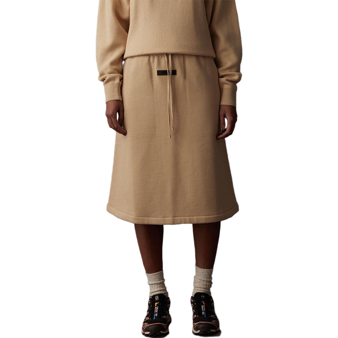 (WMNS) Fear of God Essentials SS23 Midi Skirt 'Sand' FOG-SS23-219
