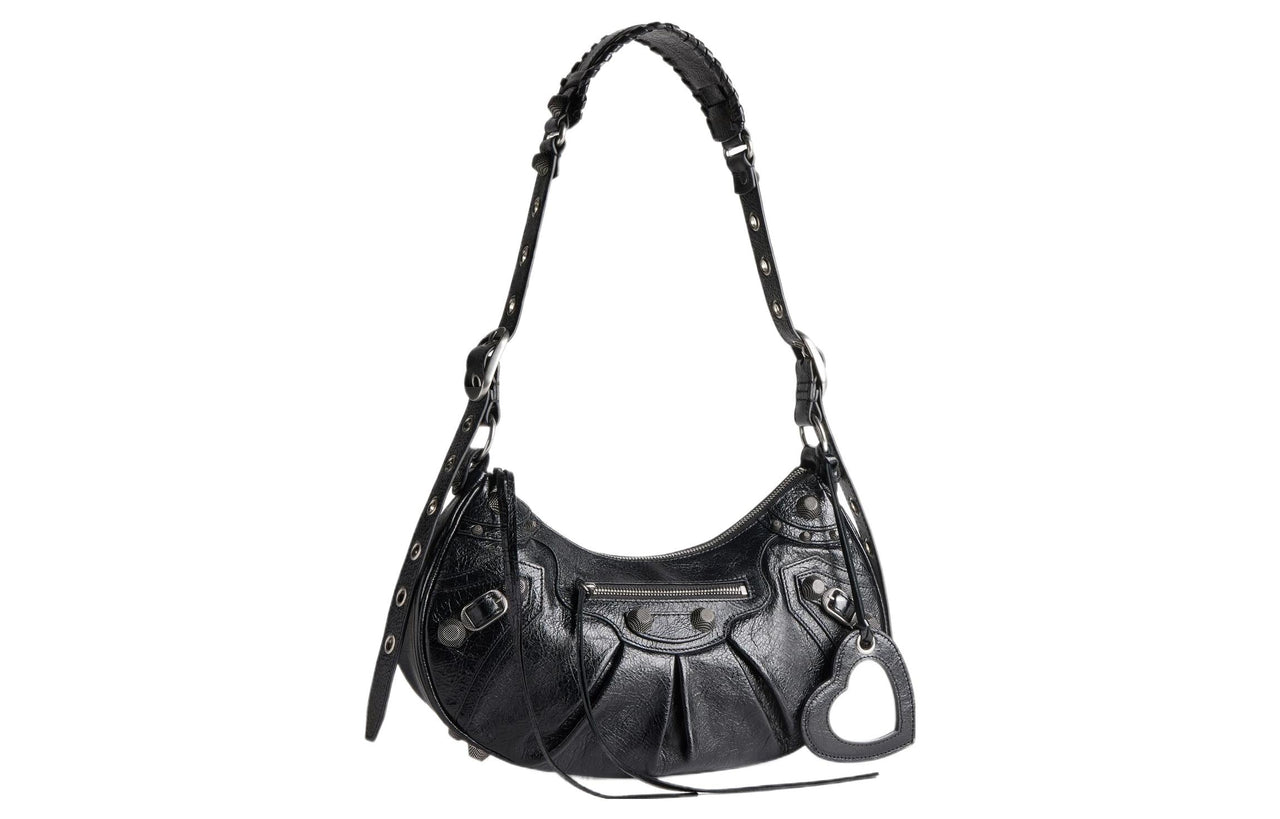 (WMNS) Balenciaga Le Cagole Small Shoulder Bag 'Black' 6713071VG9Y1000