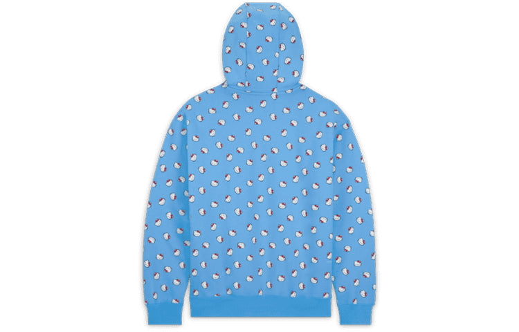 Men's Nike x Hello Kitty Crossover SS22 CAT Full Print Blue DR5516-412