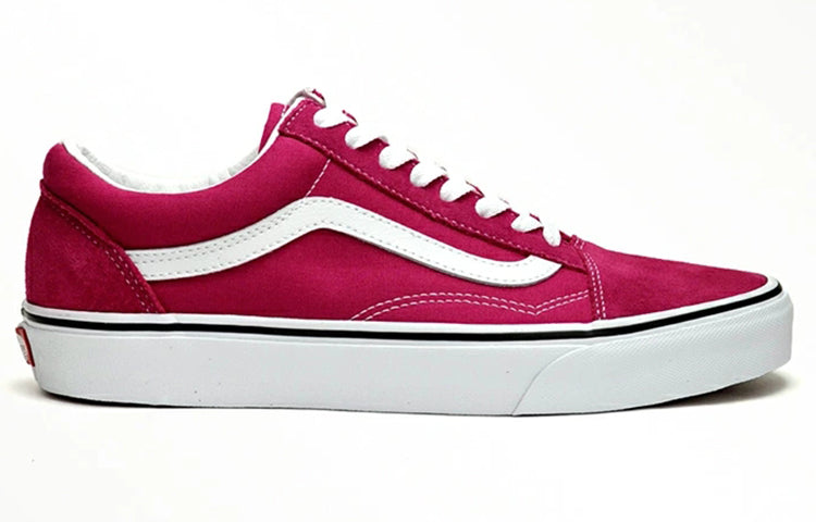Vans Old Skool Retro Low Tops Casual Skateboarding Shoes Rose Red VN0A4U3B2NE