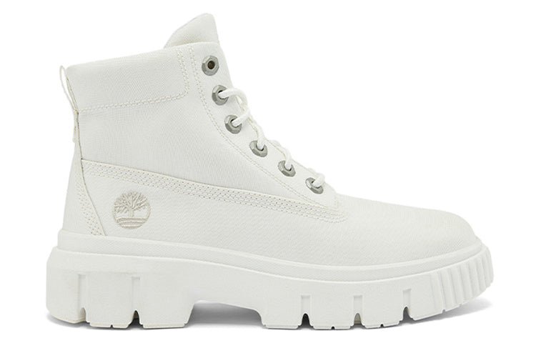 (WMNS) Timberland Greyfield Canvas Boot 'White' A2JFQW