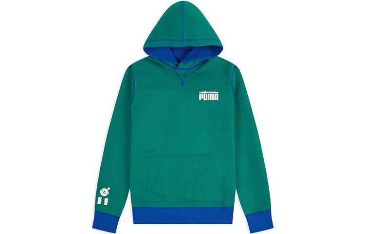 PUMA x The Hundreds Crossover Logo Printing Reversible Blue Green 598311-89