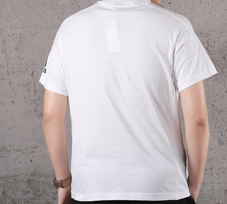 adidas Must Haves Tee Round Neck Short Sleeve White FI6142
