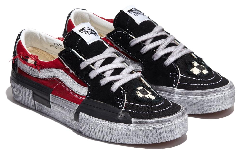 Vans Sk8-Low Reconstruct 'Black Red' VN0009QS458