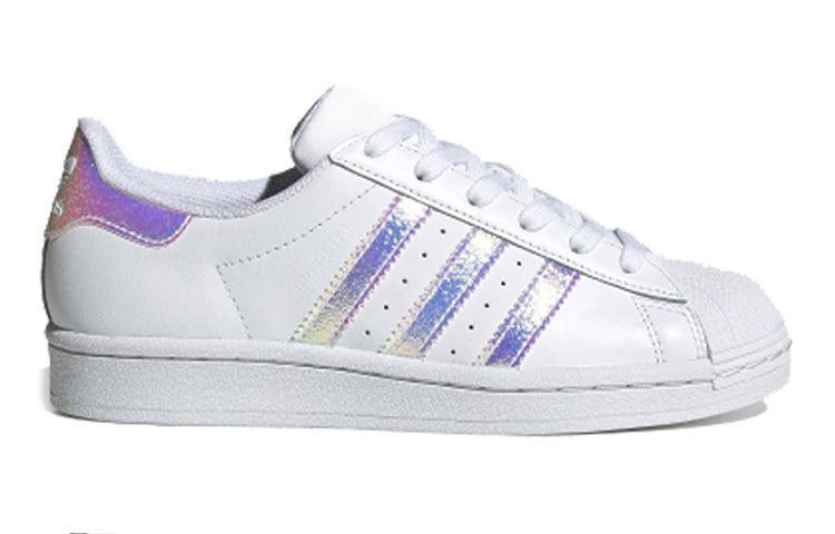 (GS) adidas Superstar J 'White Iridescent' FV3139