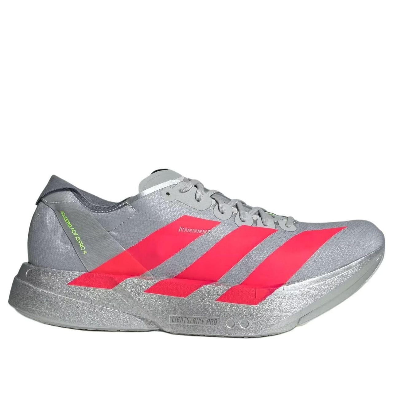 adidas Adizero Adios Pro 4 'Silver Metallic Lucid Red' JR6372