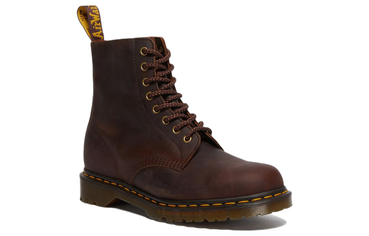 Dr. Martens 1460 Pascal Waxed Full Grain Leather Lace Up Boots 'Chestnut ' 30670294