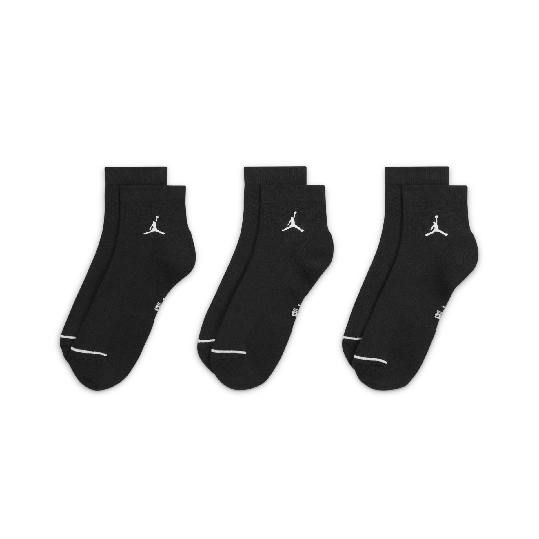 Air Jordan Everyday Ankle Socks 'Black White' DX9655-010