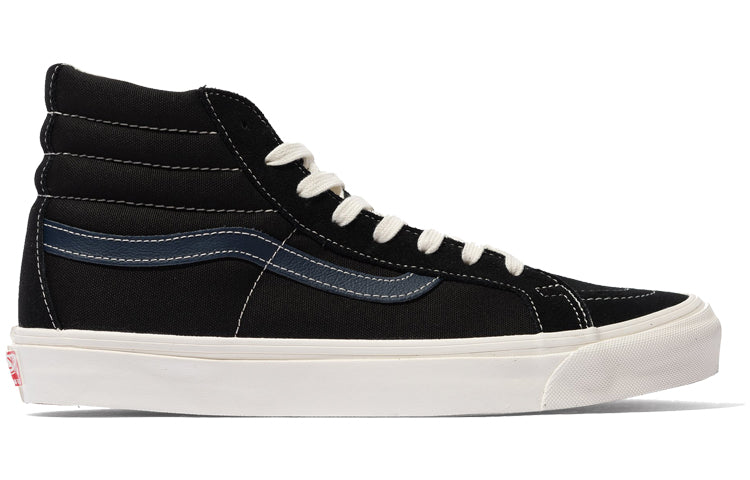 Vans SK8-HI LX Suede Canvas 'Black Dress Blue' VN0A45JLVQP
