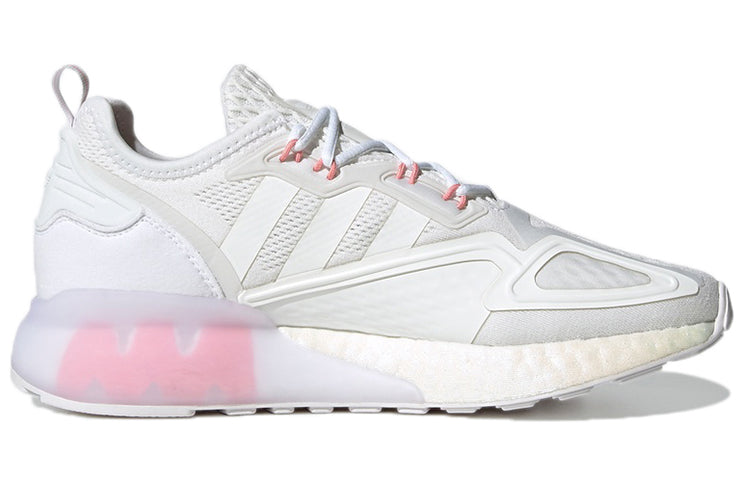 (WMNS) adidas ZX 2K Boost 'Footwear White Pink' GW0751