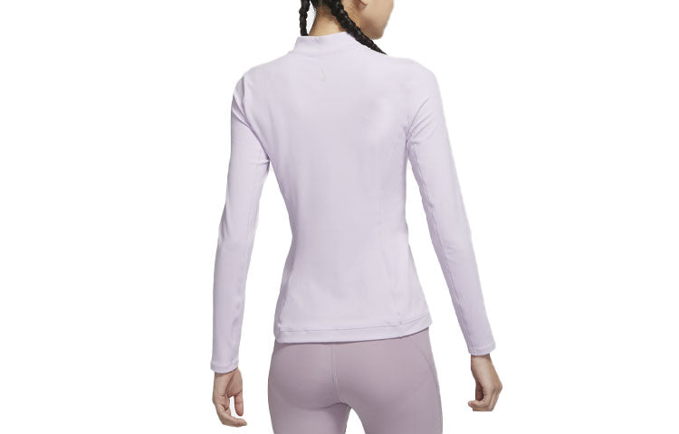 (WMNS) Nike Solid Color Slim Fit Zipper Hoodless Jacket Pink Purple DD5534-530