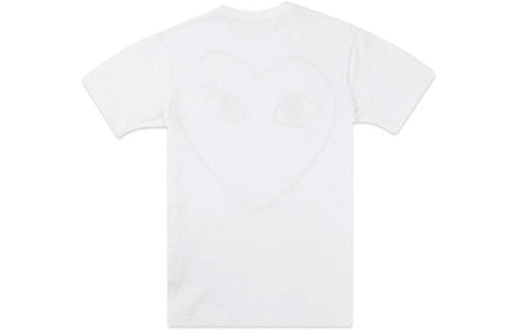 COMME des GARCONS PLAY Outline Heart T-Shirt 'White' AZ-T102-051-1