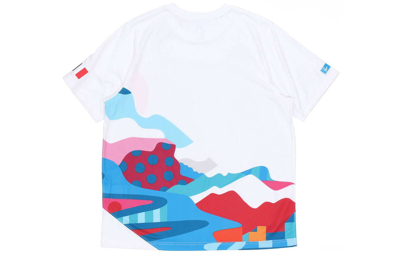 Nike SB x Parra Crossover France Colors Pattern Tee 'White Multi' CT6147-100