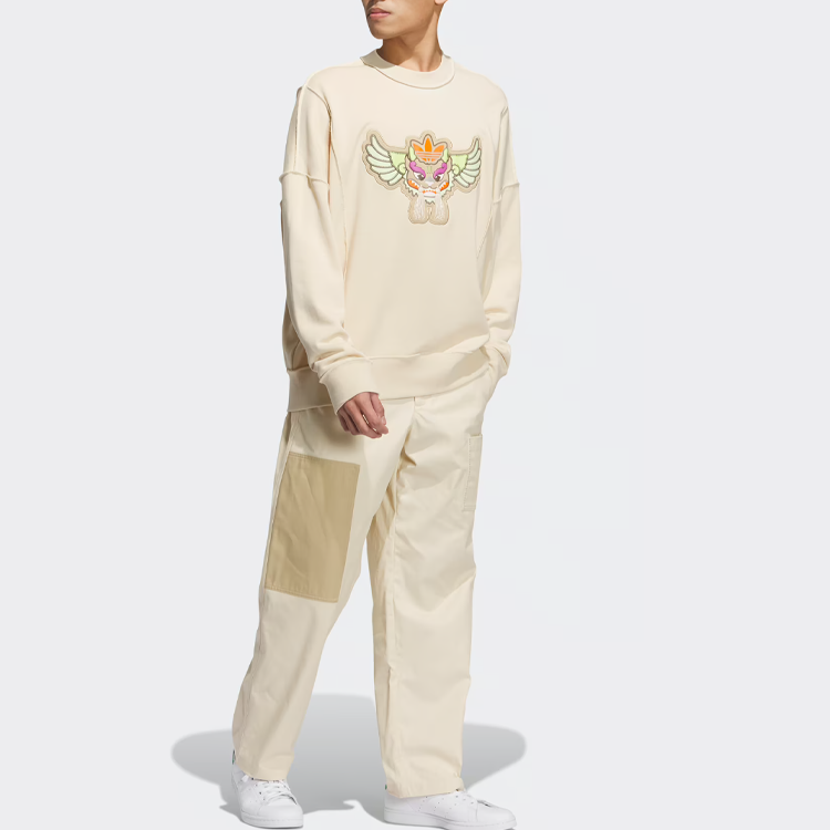 adidas Original Toc Ql Crew Sweatshirt 'Beige' IP7549