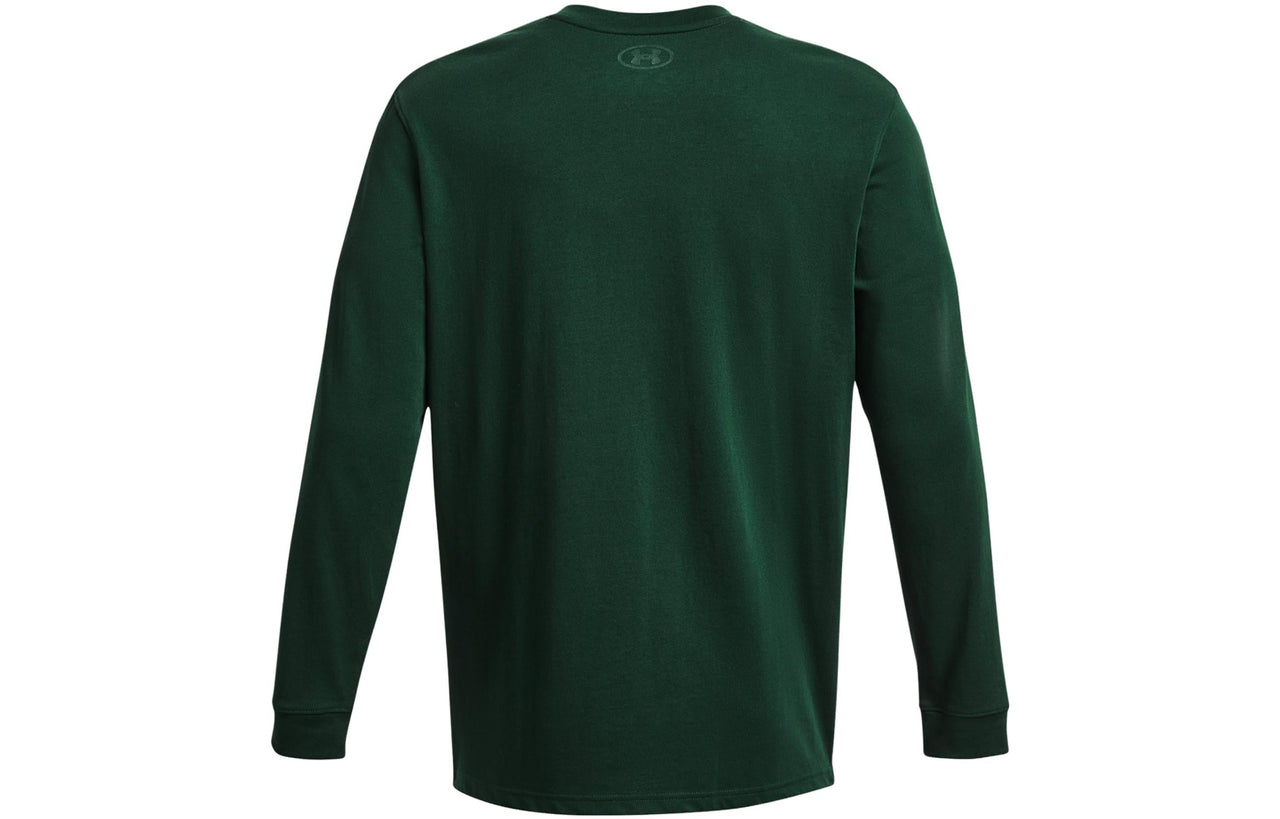 Under Armour Crest Heavyweight Long Sleeve T-shirt 'Green' 1379576-322