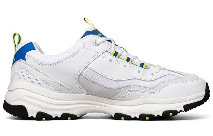 Skechers D'Lites I-Conik Low-Top Running Shoes White/Blue 8790091-WBLU