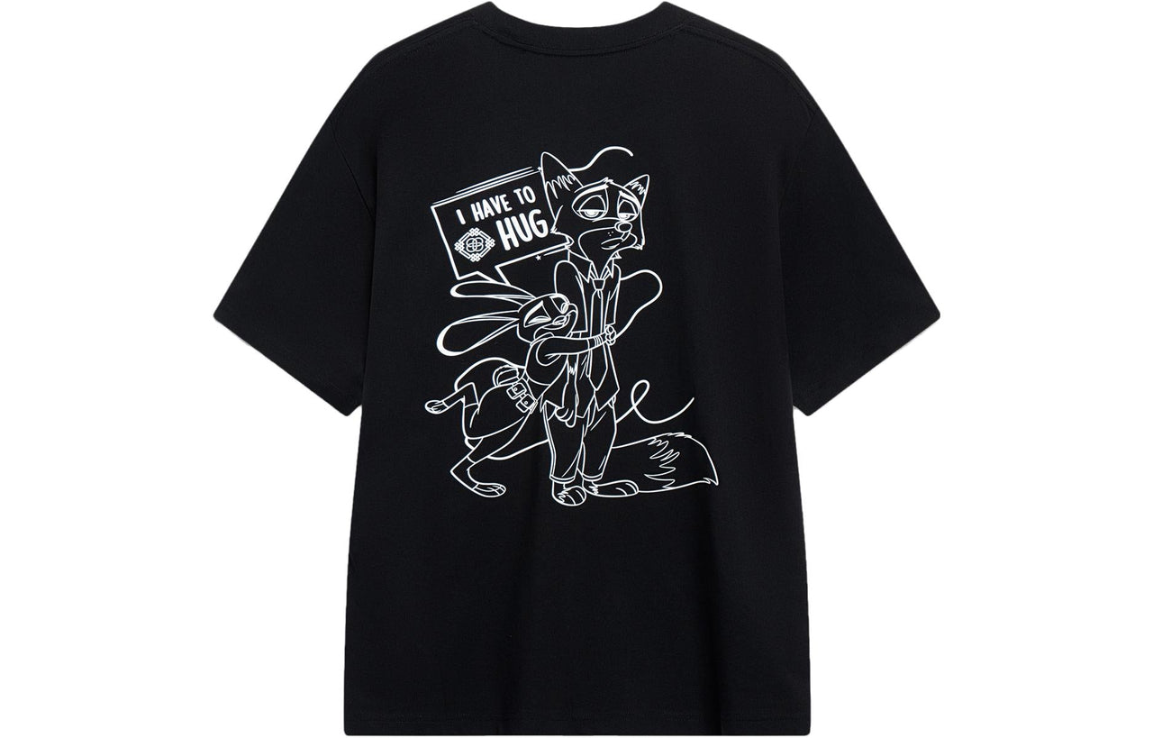 Li-Ning x Disney Zootopia Graphic T-shirt 'Black' AHST269-4
