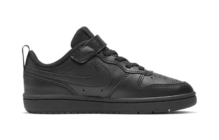 (PS) Nike Court Borough Low 2 'Triple Black' BQ5451-001