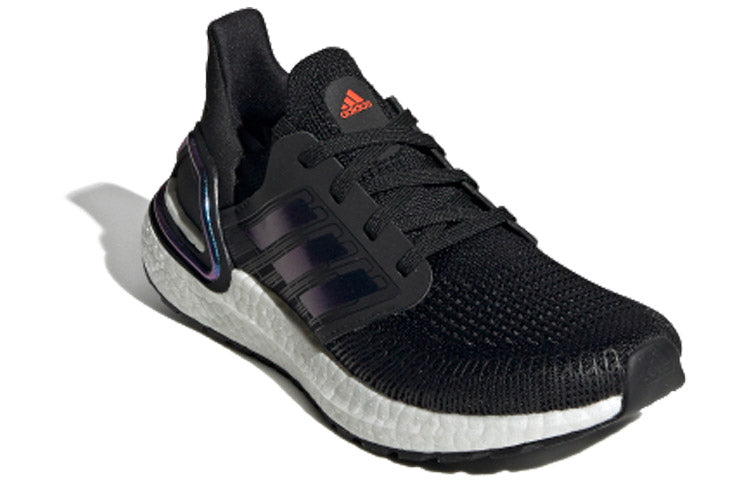 (GS) adidas UltraBoost 20 J 'Black Violet Metallic' EG4861