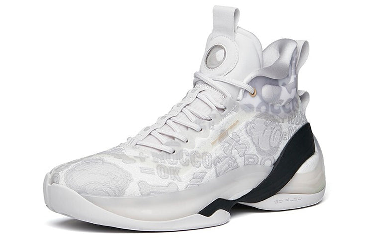 ANTA KT7 Rocco Rocco Basketball Shoes 'White Black' 112141101-5