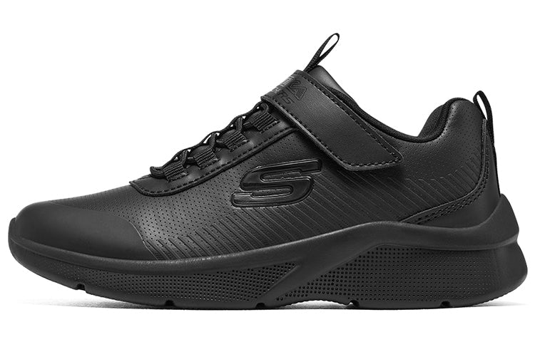 (GS) Skechers Microspec Classmate Cutie 'Black' 302607L-BBK