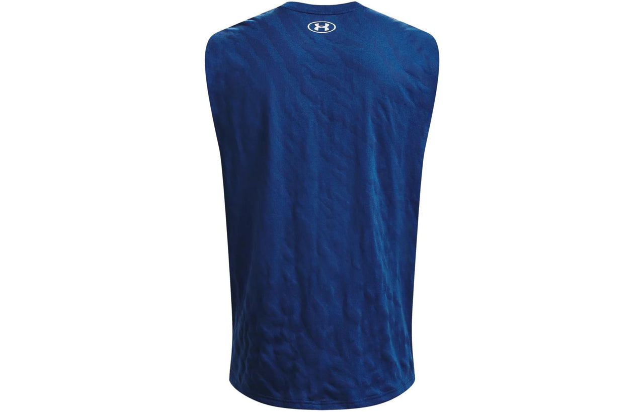Under Armour Project Rock Sleeveless Tank 'Blue' 1379019-471