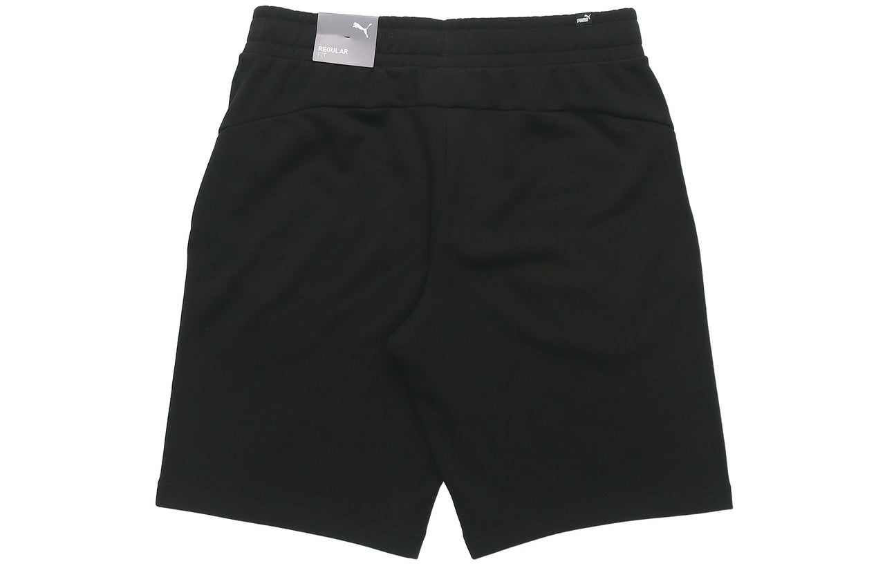 PUMA Amplified Big Logo Shorts 'Black White' 588675-01