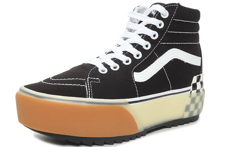 (WMNS) Vans SK8-HI Stacked 'Checkerboard' VN0A4BTW95Y