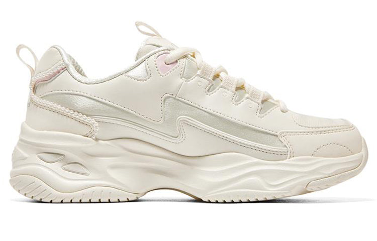 (WMNS) Skechers D'lites 4.0 'White' 896156-OFWT