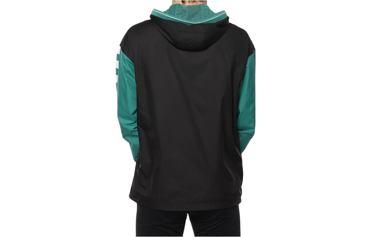 adidas Neo M CS XIELD WB Sports Jacket 'Black Green' DW8098