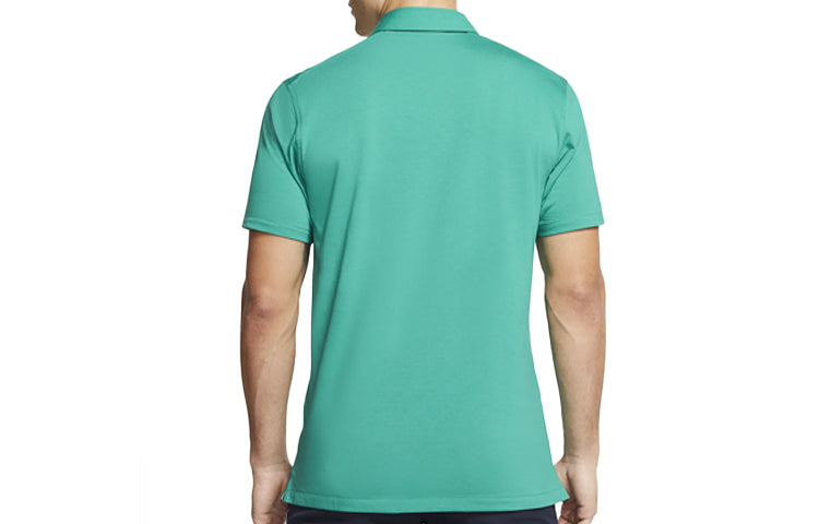 NikeDRI-FIT PLAYER Stripe Golf lapel Short Sleeve Polo Shirt Green BV0471-370
